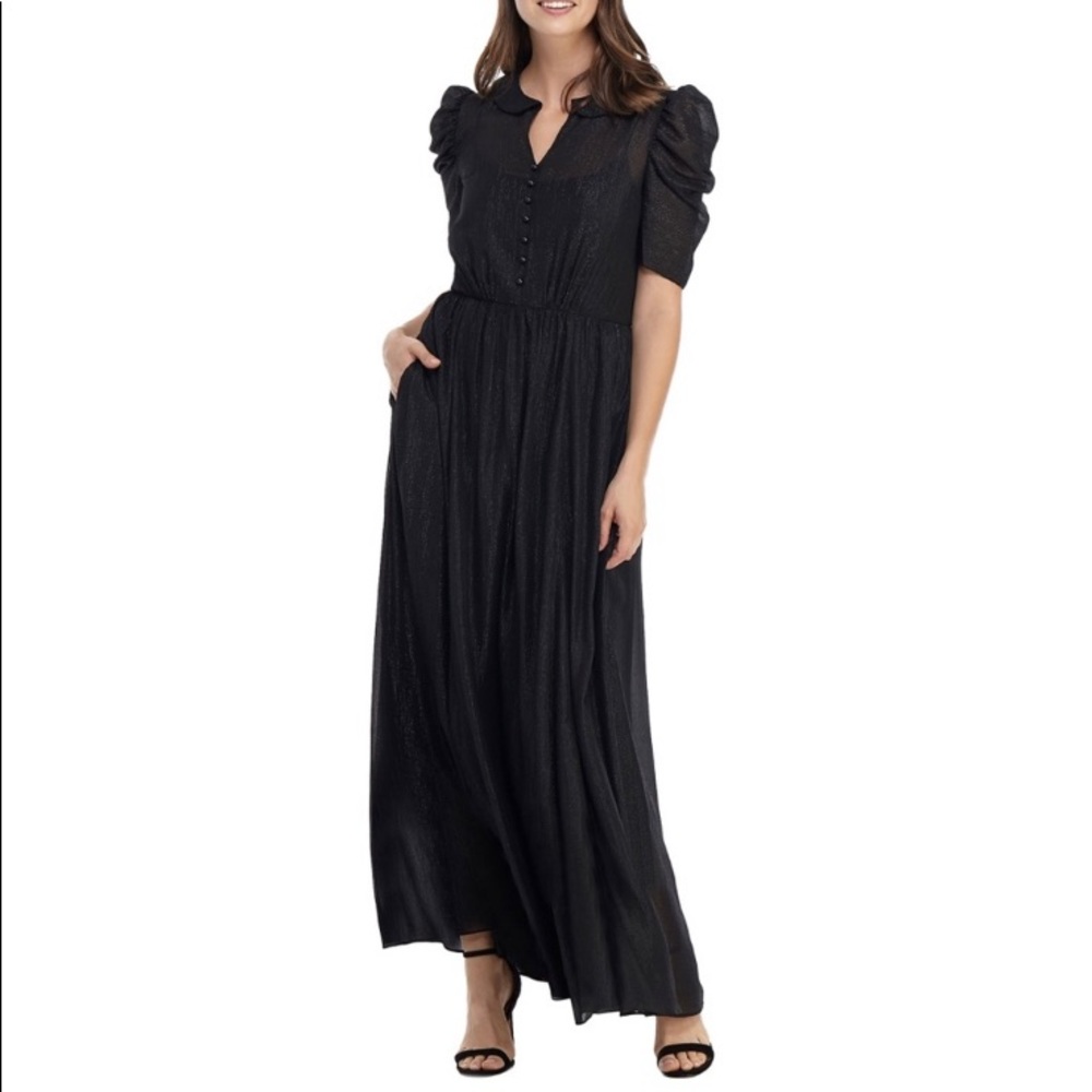 Gal Meets Glam Shimmer Maxi Dress